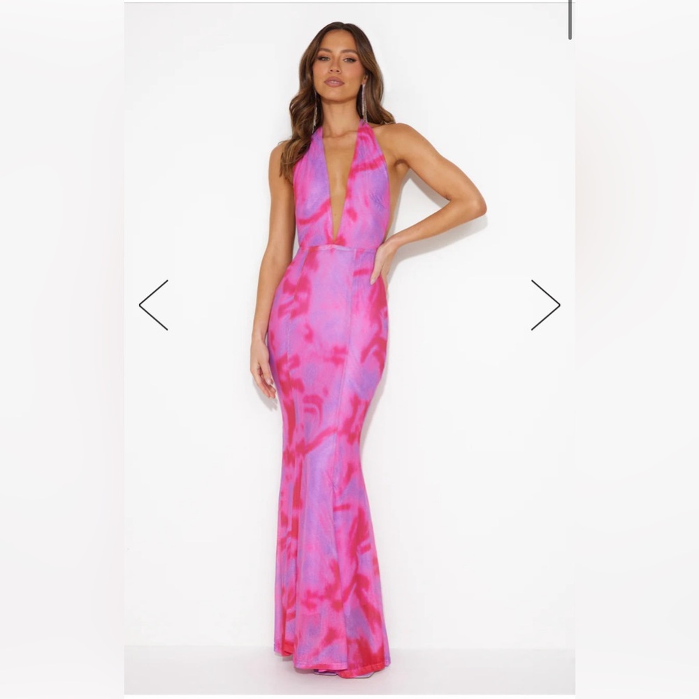 NEW Hello Molly EXTRAVAGANT GIRL MAXI DRESS HOT PINK